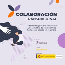 Cartel de la campaña contra la trata de Adoratrices