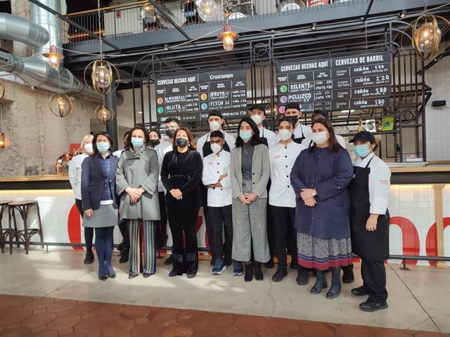 Crespo en el acto de este lunes.