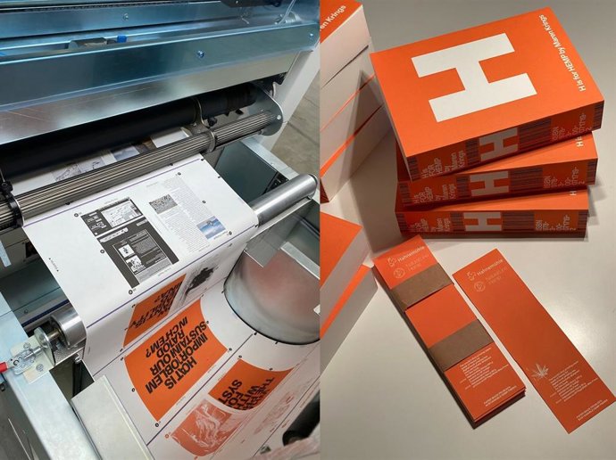 H is for Hemp printed on Hahnemühle Hemp paper