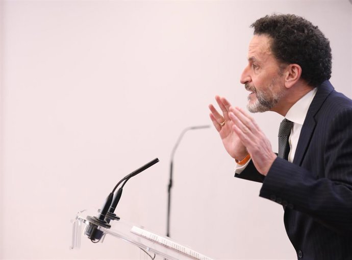 Archivo - El vicesecretario general y portavoz de Ciudadanos, Edmundo Bal, interviene en una rueda de prensa previa a una reunión de la Junta de Portavoces, en el Congreso de los Diputados, a 15 de febrero de 2022, en Madrid (España).