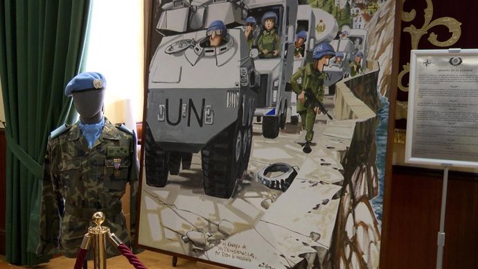 Exposición 'Historia de la Intendencia. El arte sin gloria' en la sala de exposiciones 'Felipe IV' del Palacio Real de Valladolid.