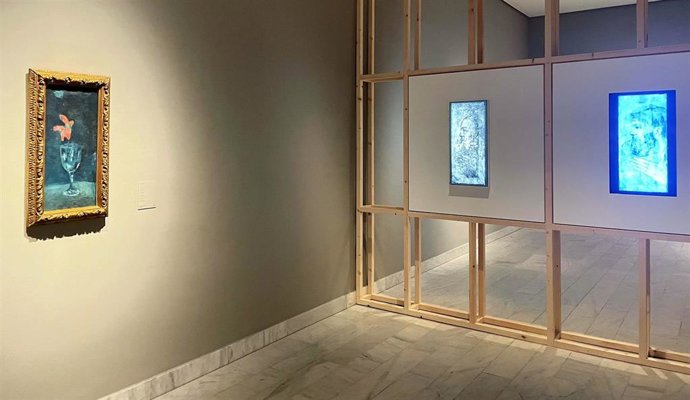 Una de las salas de la exposición 'Picasso Proyecto Azul' en el Museu Picasso de Barcelona