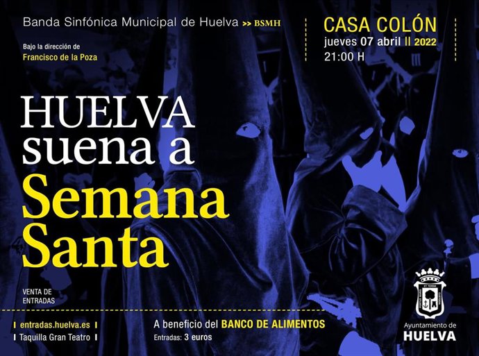 Cartel de 'Huelva suena a Semana Santa'.