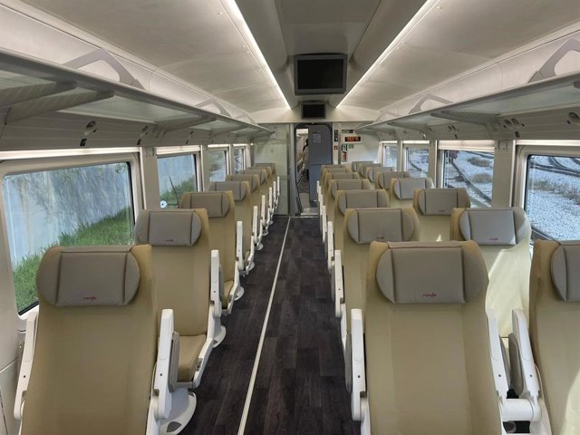 Remodelación de uno de los trenes que operarán en la Línea de Alta Velocidad de Extremadura
