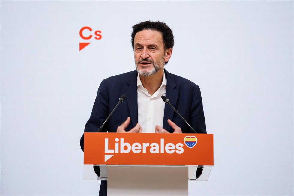 Archivo - El vicesecretario general y portavoz de Ciudadanos, Edmundo Bal, en una imagen de 4 de febrero. 