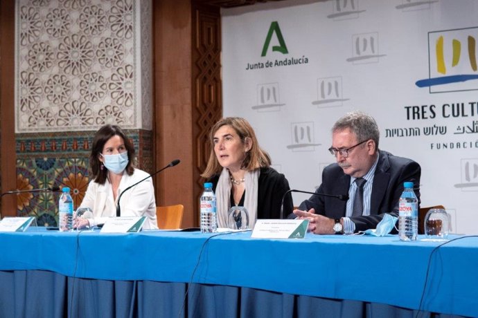 II Encuentro En Línea de Mediadores, clausurado por la consejera de Empleo, Formación y Trabajo Autónomo de la Junta de Andalucía, Rocío Blanco.