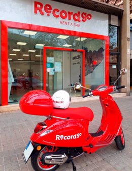 Nuevo servicio de alquiler de motos de la compañía Record go.