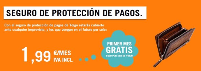 Yoigo lanza un seguro para que los clientes puedan cubrir impagos de facturas