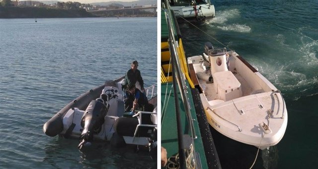 Archivo - Imagen de archivo de las embarcaciones implicadas en el accidente de Algeciras.