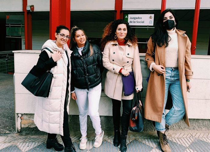 De izquierda a derecha, Ainhoa Jiménez, Amara F.F., Pastora Filigrana y Sheila Carmona.