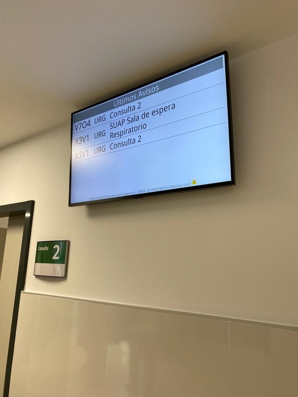 Sistema de turnos de llamada en el Hospital de Antequera