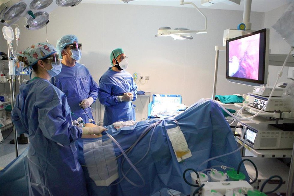 Profesionales sanitarios del hospital del Aljarafe