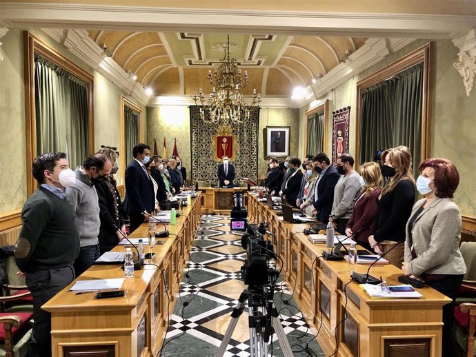 Pleno en el Ayuntamiento de Cuenca.