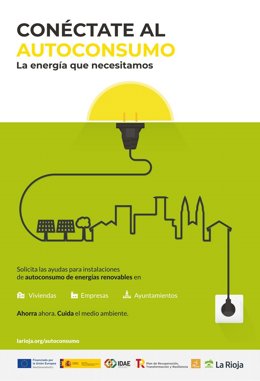 El Gobierno de La Rioja lanza una campaña para incentivar el autoconsumo, fomentar la eficiencia energética
