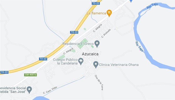 Imagen del barrio de Azucaica en Google Maps