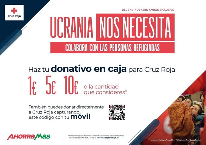Campaña de donación al pueblo ucraniano