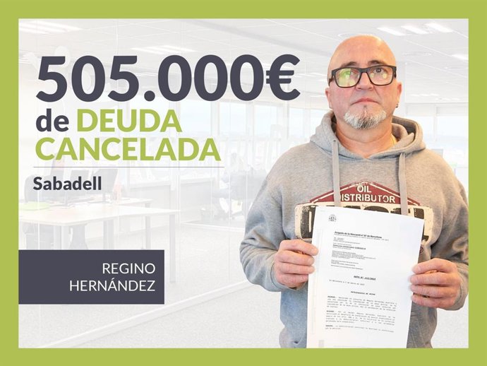 Regino Hernández, exonerado con Repara Tu Deuda