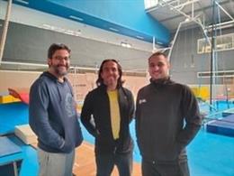 Investigadores de la UEx que han patentado un dispositivo de seguridad para la fijación de equipamiento deportivo