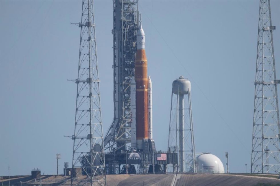 Cohete SLS para la misión Artemis 1