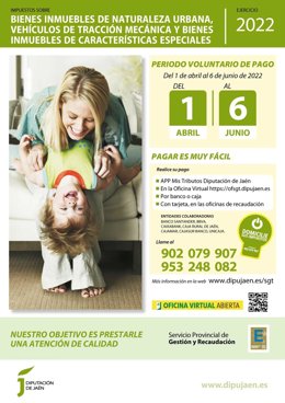 Cartel sobre la campaña de recaudación.