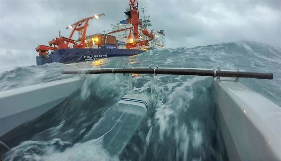 Encuesta de contaminación plástica del buque Polarstern
