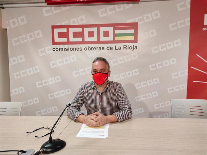 Archivo - El secretario general de CCOO, Jorge Ruano, en comparecencia de prensa