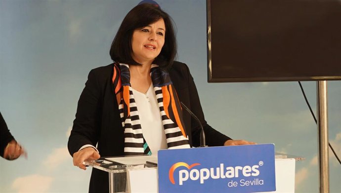 La presidenta del PP de Sevilla, Virginia Pérez.