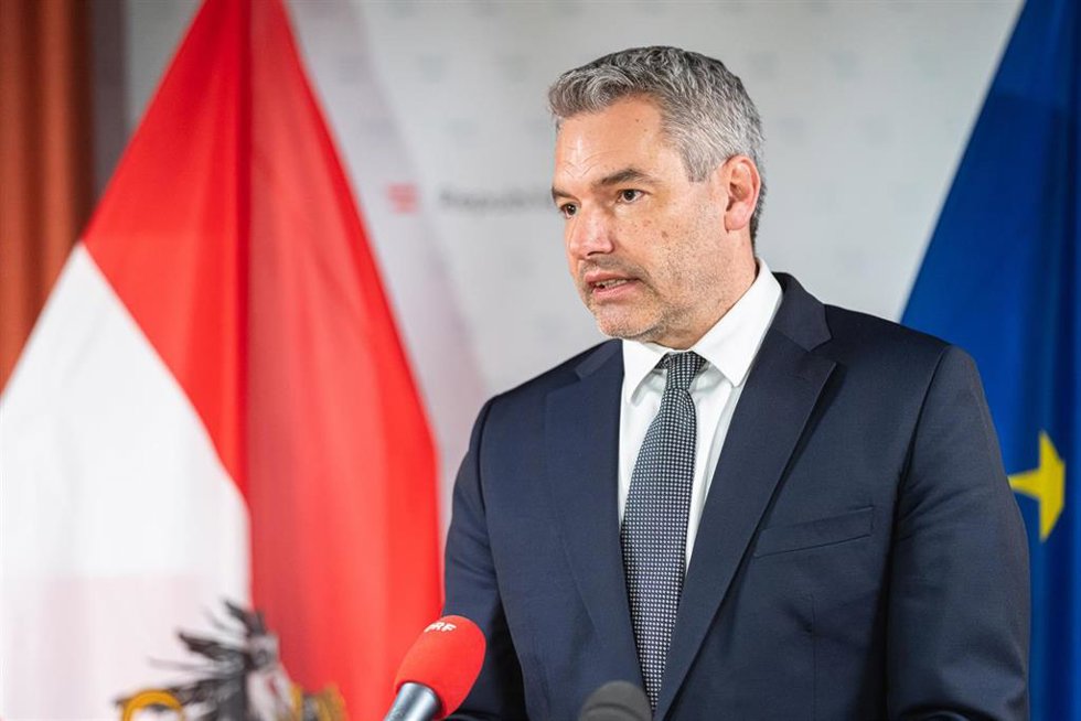 Archivo - El canciller austriaco, Karl Nehammer.