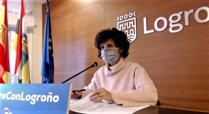 Archivo - Celia Sanz, concejala del PP en Logroño