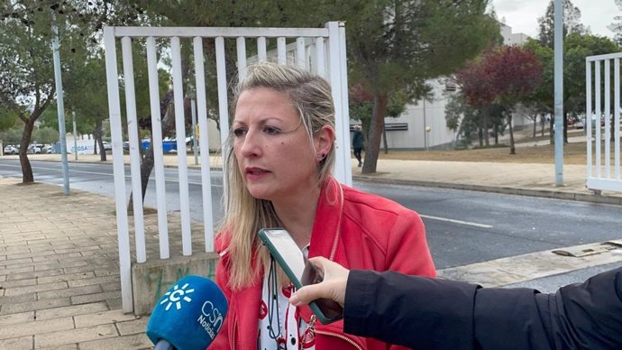 La secretaria de Política Municipal de la Ejecutiva Provincial del PSOE de Huelva, Maite Rodríguez.