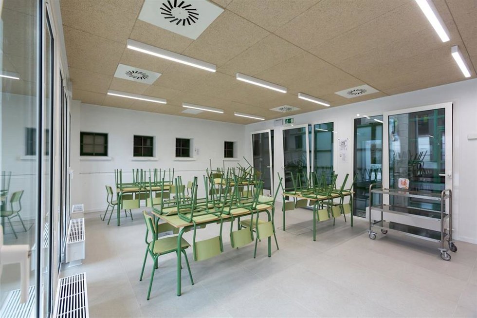 Espacio en un colegio.