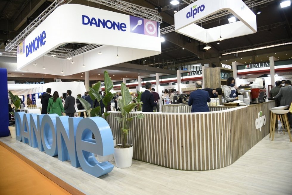 Estand de Danone en la feria Alimentaria