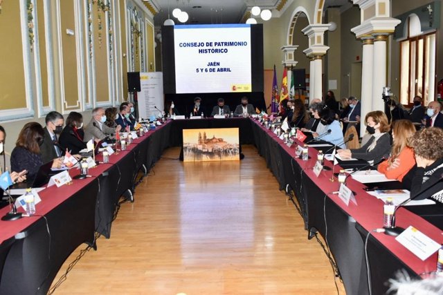 Inauguración de la reunión del Consejo de Patrimonio Histórico.