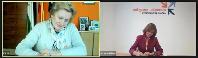 Blanca Fernández-Capel y Remedios Martel