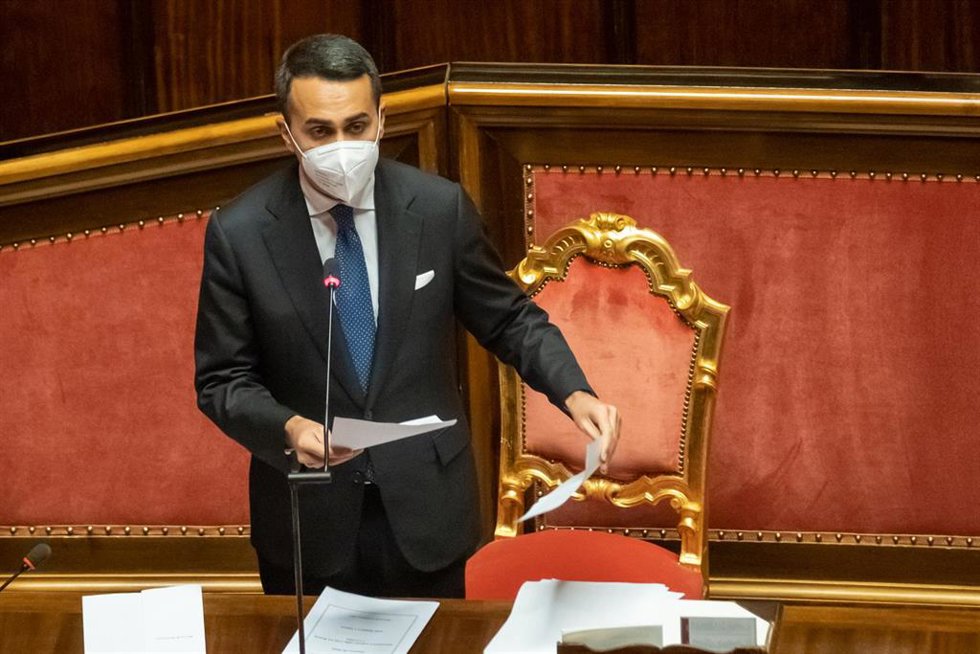 Archivo - El ministro de Exteriores italiano, Luigi Di Maio.