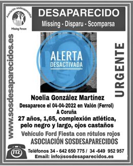 Alerta desactivada en Ferrol en la búsqueda de una chica