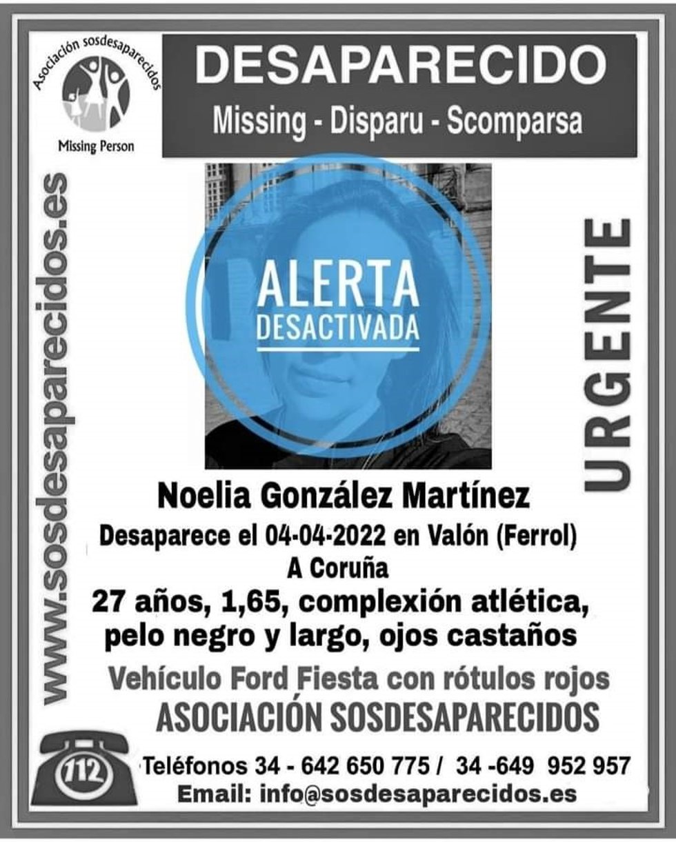 Alerta desactivada en Ferrol en la búsqueda de una chica