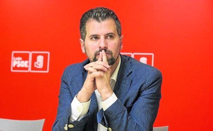 El portavoz del Grupo Parlamentario Socialista, Luis Tudanca.