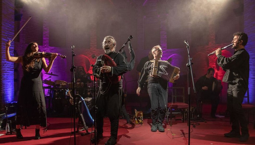 Archivo - Concierto del grupo de folk Luar na Lubre.