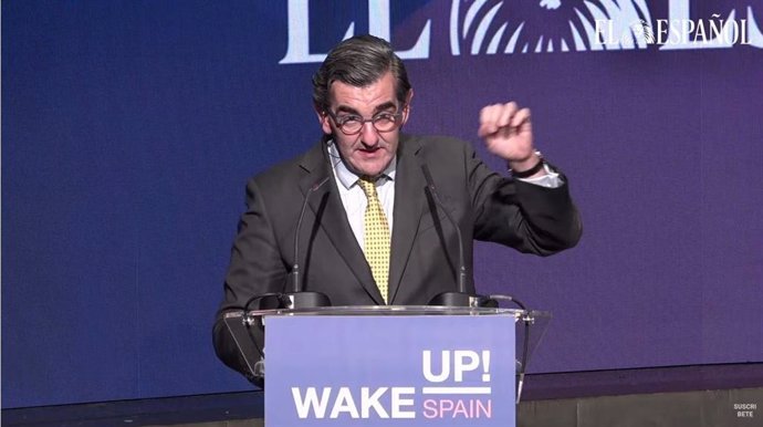 El presidente de Fundación IDIS, Juan Abarca, durante su intervención en 'Wake Up, Spain!'
