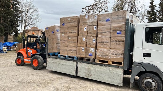 Material solidario para Ucrania