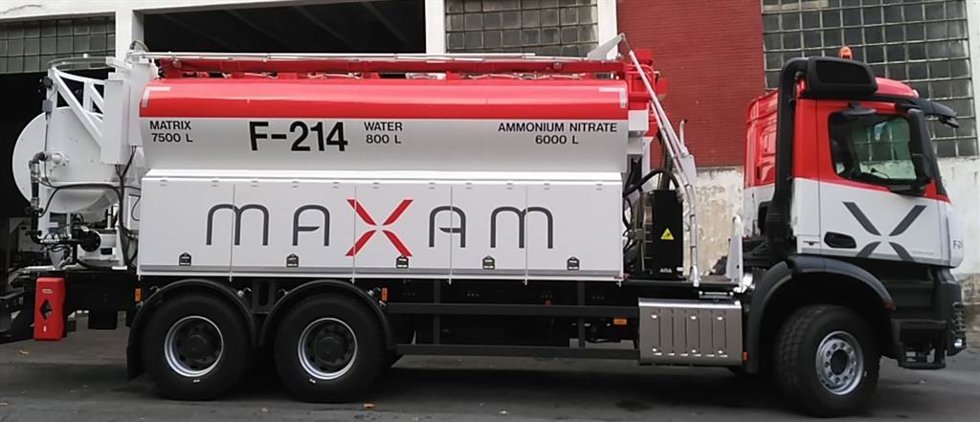 Archivo - Vehículo de Maxam