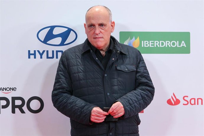 Archivo - Javier Tebas, presidente de LaLiga