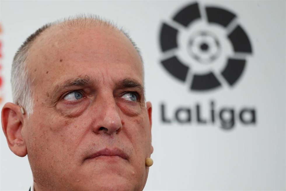 Archivo - Javier Tebas, presidente de LaLiga