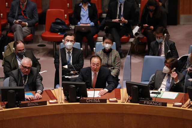 El representante chino ante la ONU, Zhang Jun