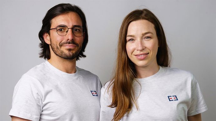 El consejero delegado de Libeen, José Manuel Cartes, y la directora de operaciones, Sofía Iturbe.