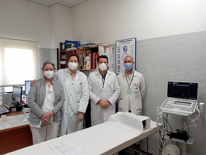 Profesionales del Hospital Punta de Europa de Algeciras.