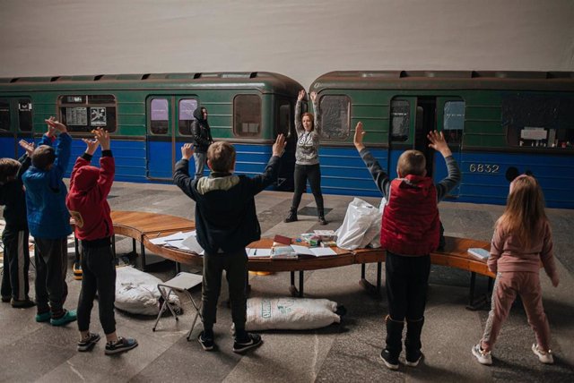 Actividades para niños en el metro de Járkov
