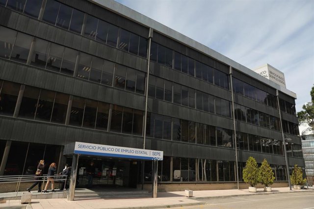 Sede de la Dirección general del Servicio Público de Empleo Estatal (SEPE), a 4 de abril de 2022, en Madrid (España).