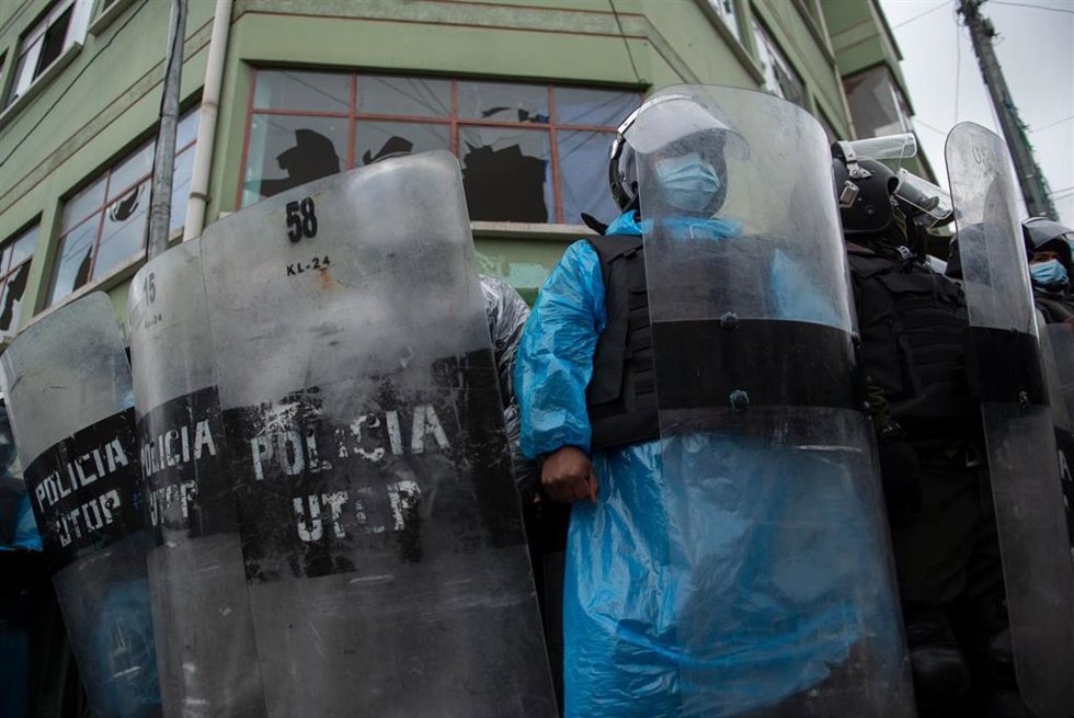 Archivo - Protesta de cocaleros en La Paz, Bolivia. 